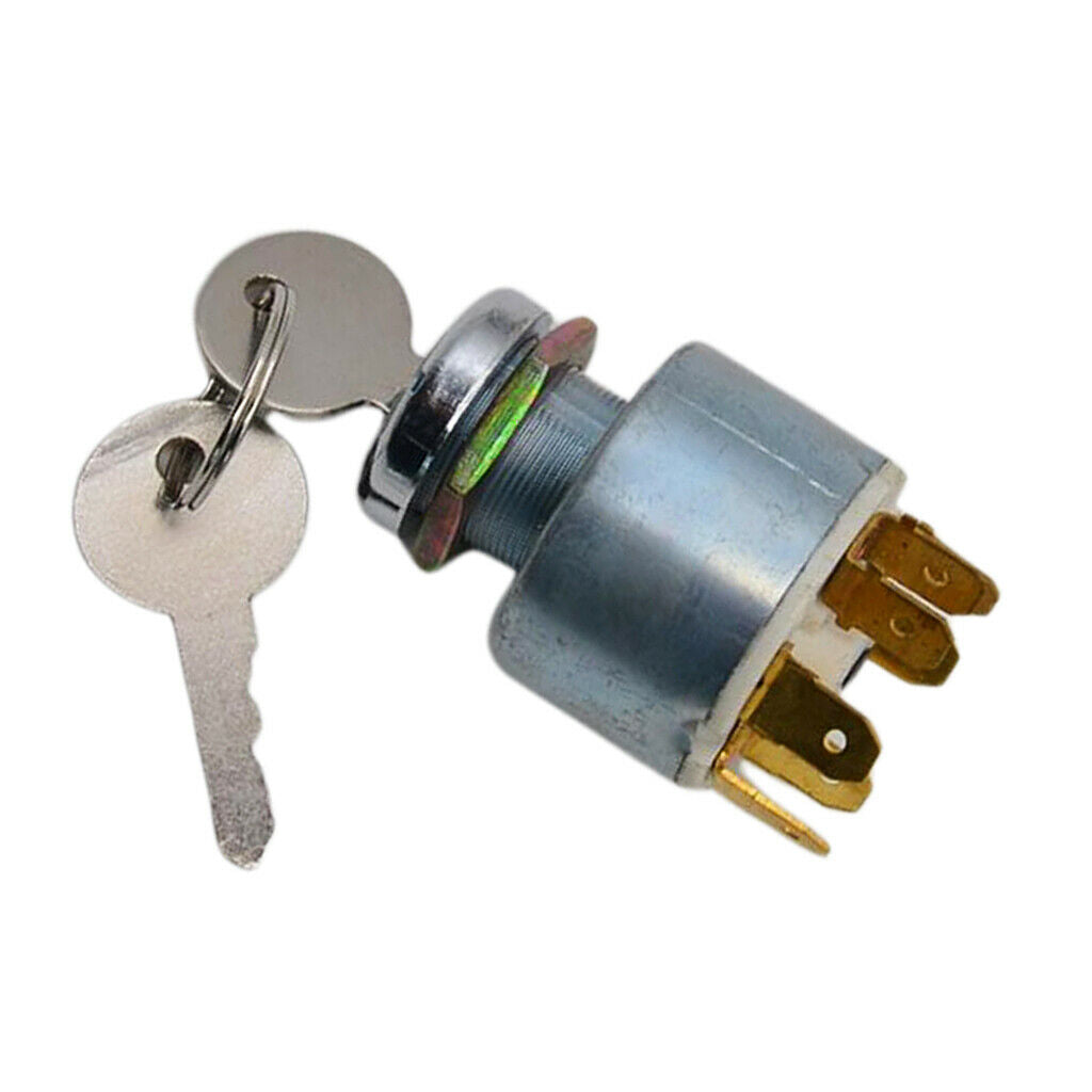Key Switch Ignition Barrel And 2 Keys 12V