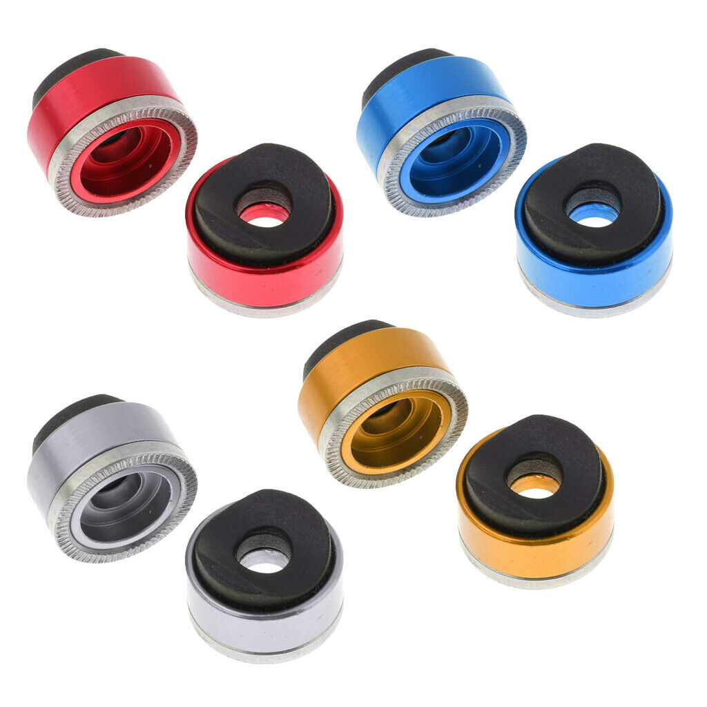 2 Pieces Bike Quick Release Clip Bolt Lever Slider Wheel Hub Skewers Parts Red