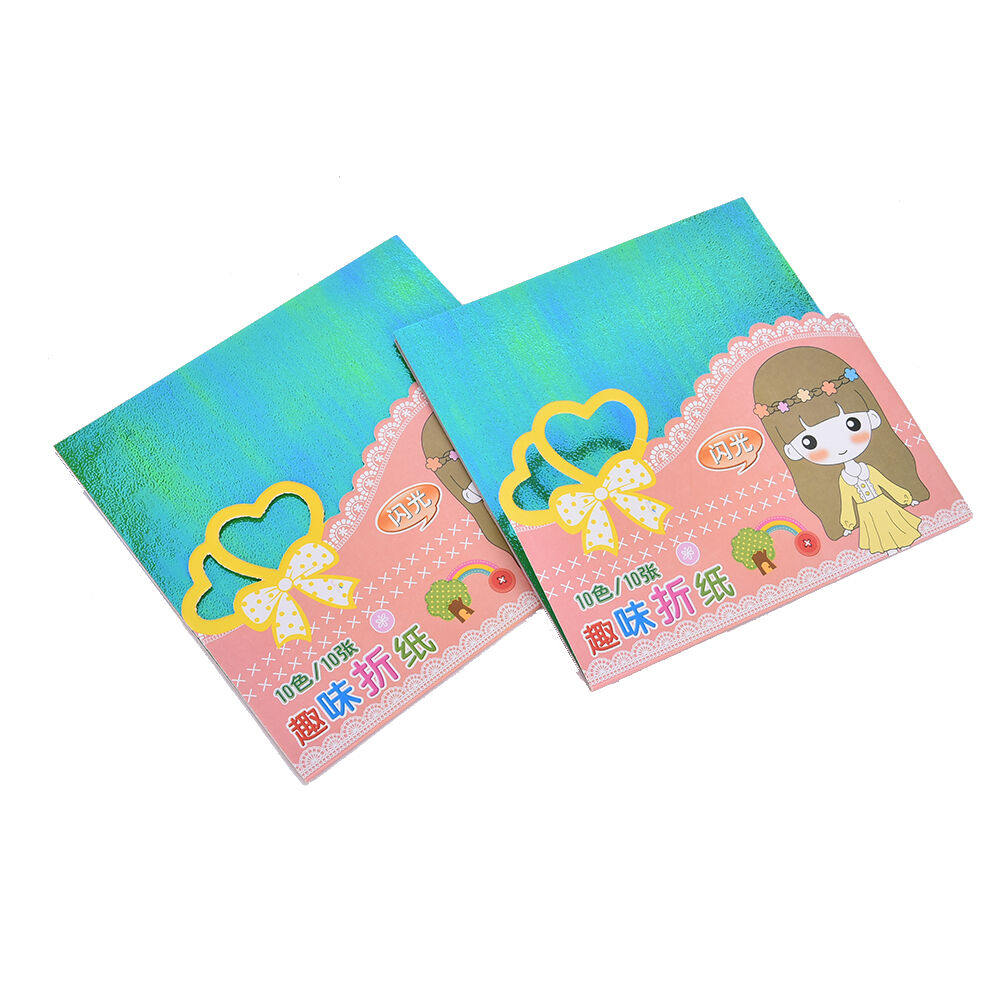 Glitter Paper Sparkling Shiny Lucky Bird Boat Animal Star Colorful Origam.l8