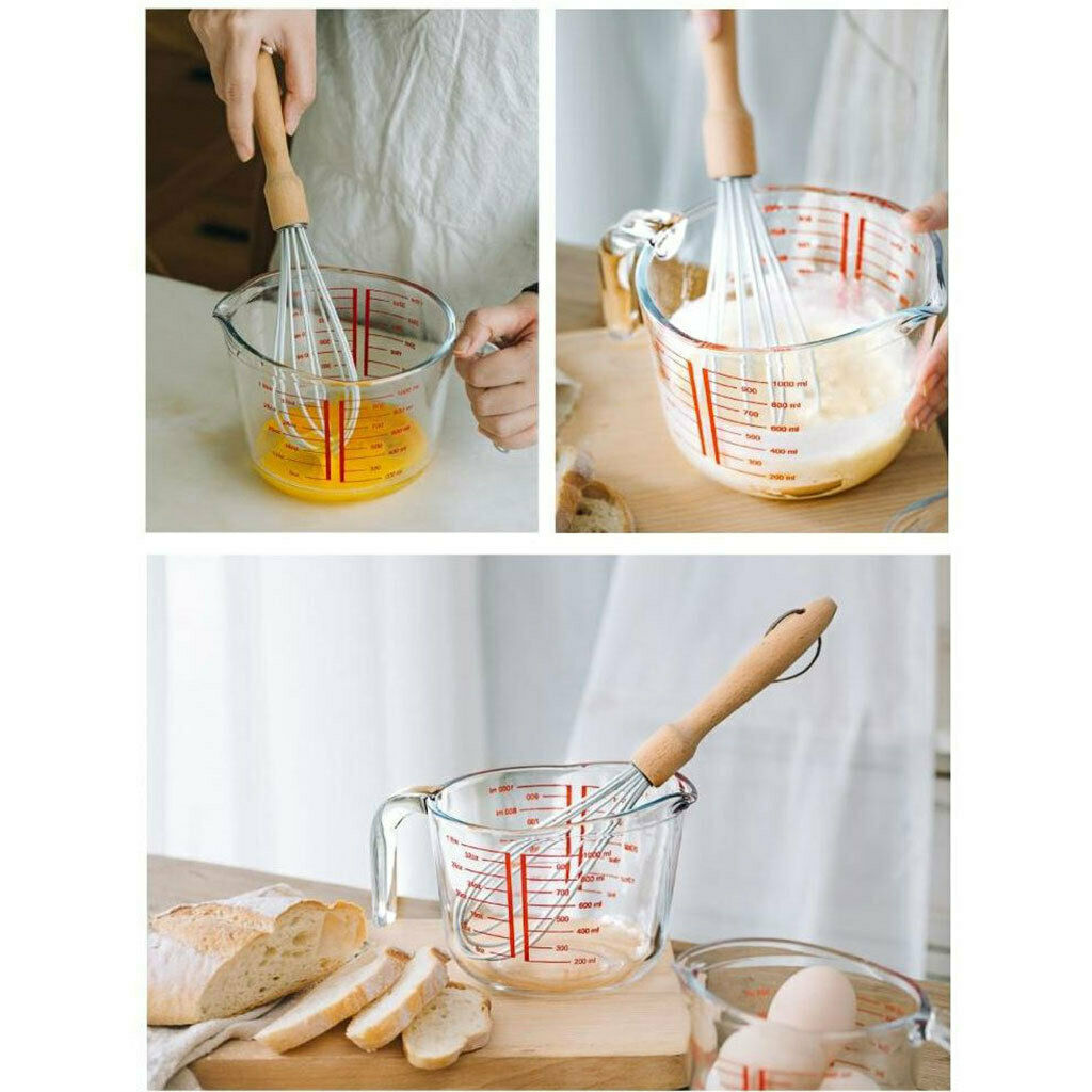 1000ML Measuring Meter Cups Glass Clear Kitchen Restaurant Cooker Tool Supplies