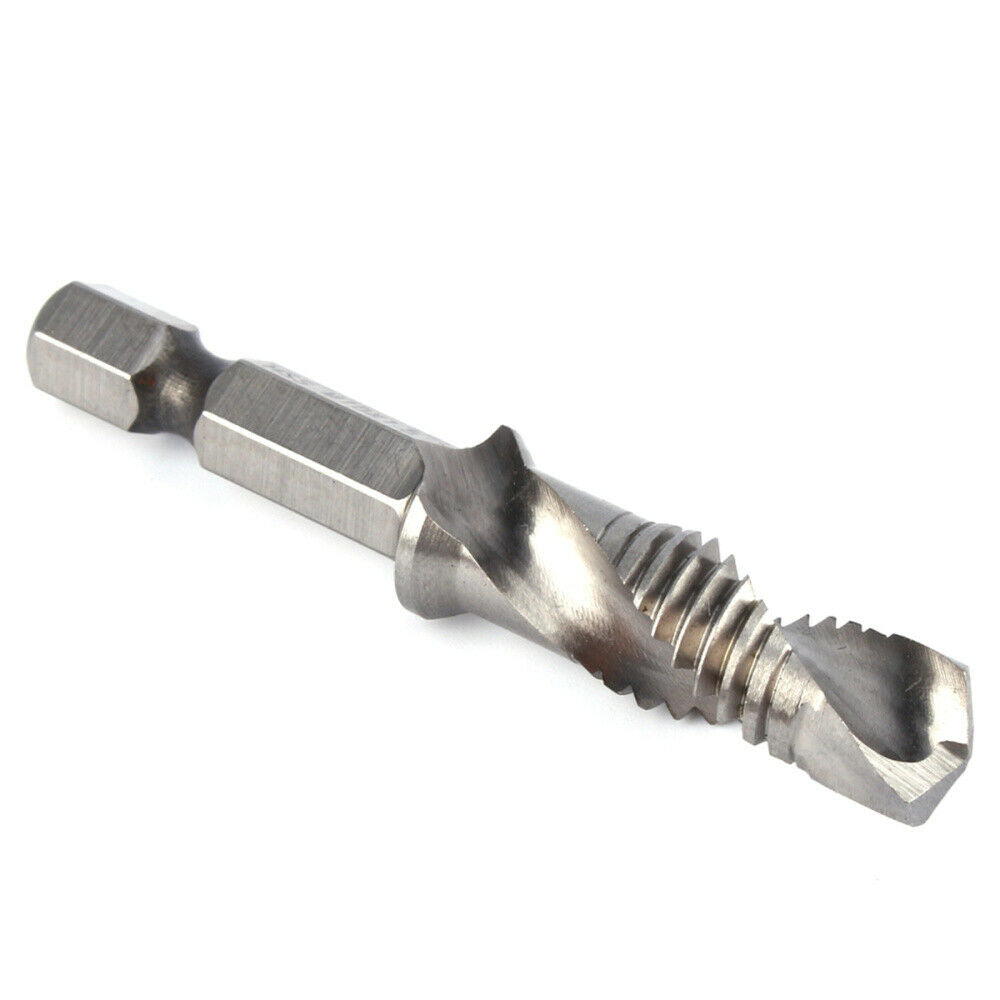 M10 Hex Steel Handle Screw Hexagon Handle Compound Tap Drill Bits Tool 1PCS