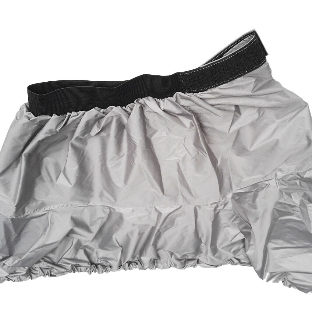 2X Universal Adjustable Kayak Canoe Boat Cockpit Spray Skirt Deck Cover S Gray