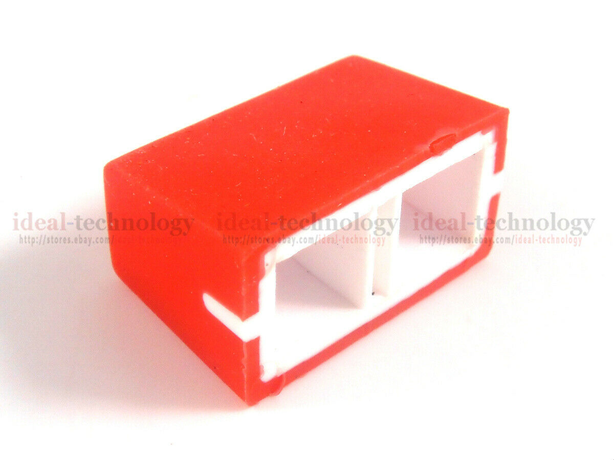 4pcs Channel Crossfader Fader Cap Knob For RANE 57 TTM57 TTM57sl TTM57mk2（RED）