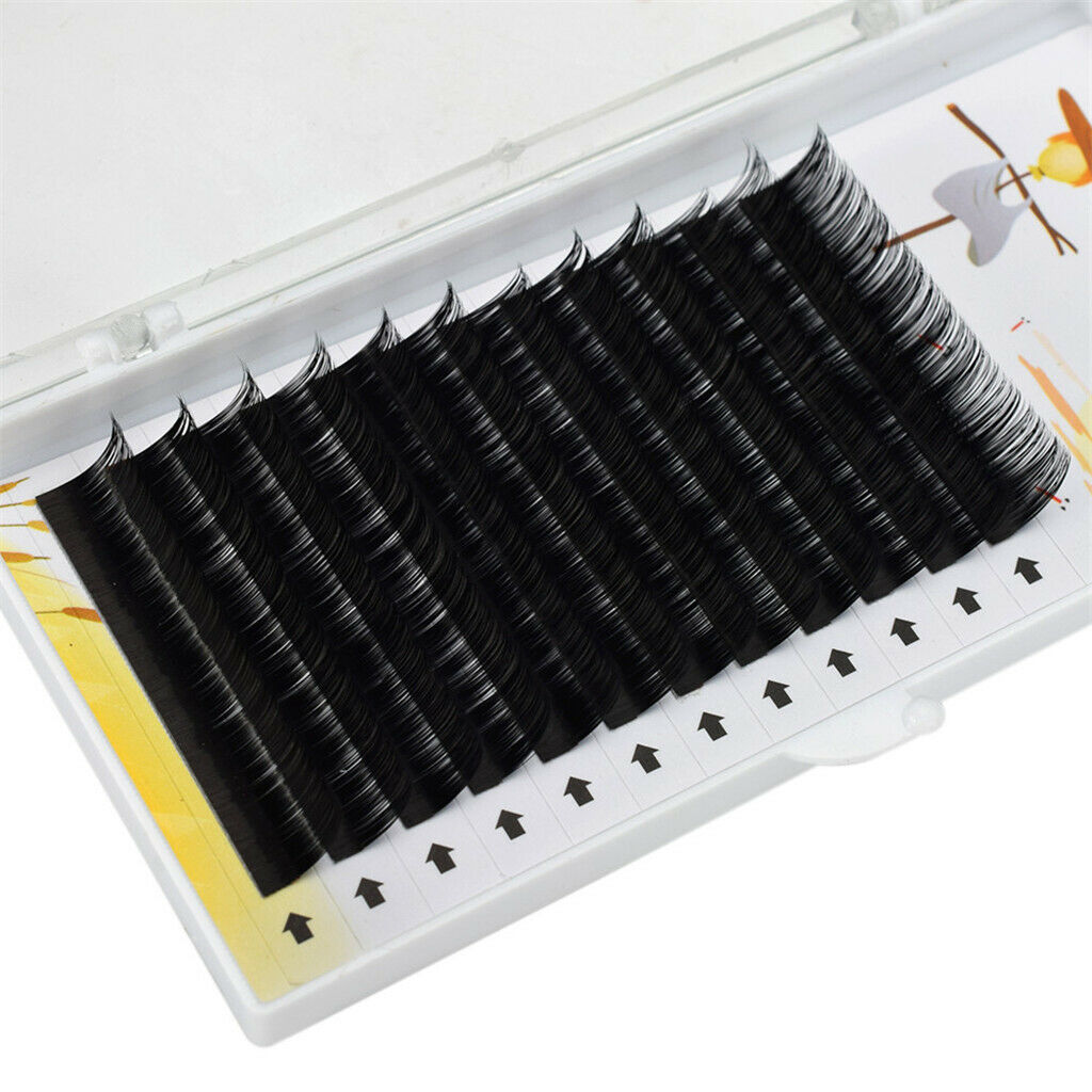 0.05 D 12mm Silk False Eyelash Cluster Tray Individual Eyelashes Extension