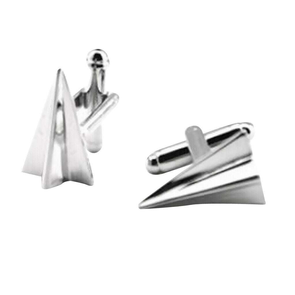 Mens Airplane Cufflink And Cuff Links Storage Gift Box Jewelry Display Case