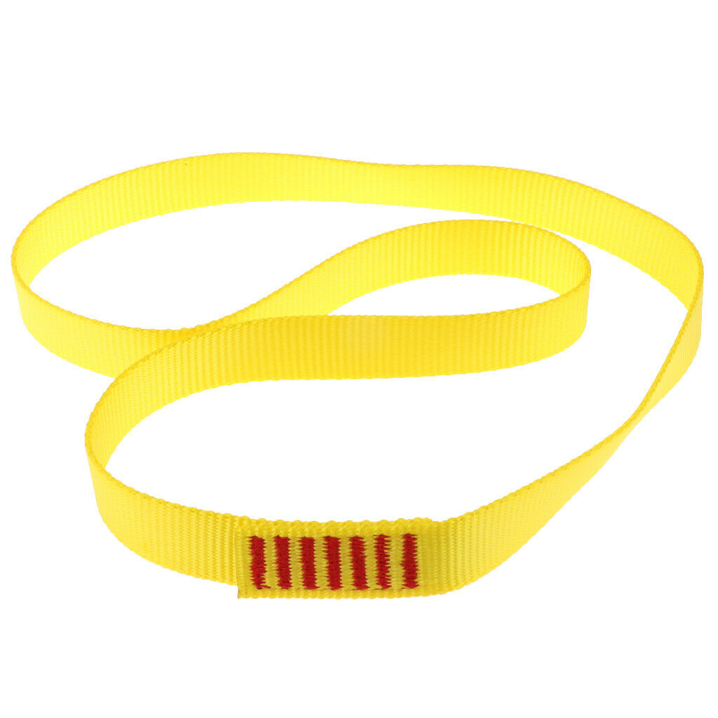2X 23KN Climbing Sling Fall Protection   Safety Webbing Strap Belt, 60cm