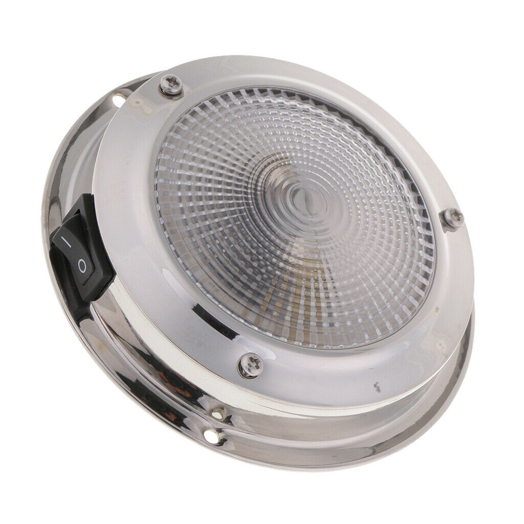 Interior Ceiling Dome Light for Boat Marine Yacht Car Motorhome, New