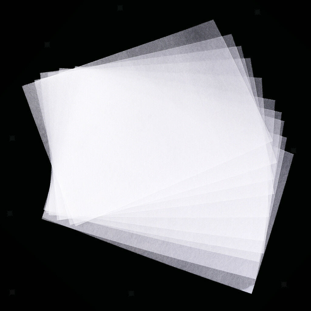 10x Clear Shrink Film Sheets Heat Shrinkable Paper for Crafts Fine Polished