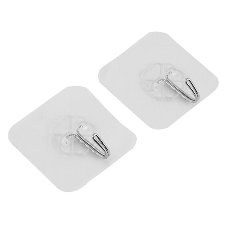 Strong Transparent Suction Cup Sucker Wall Hooks Hanger for Kitchen Bathroom HT3