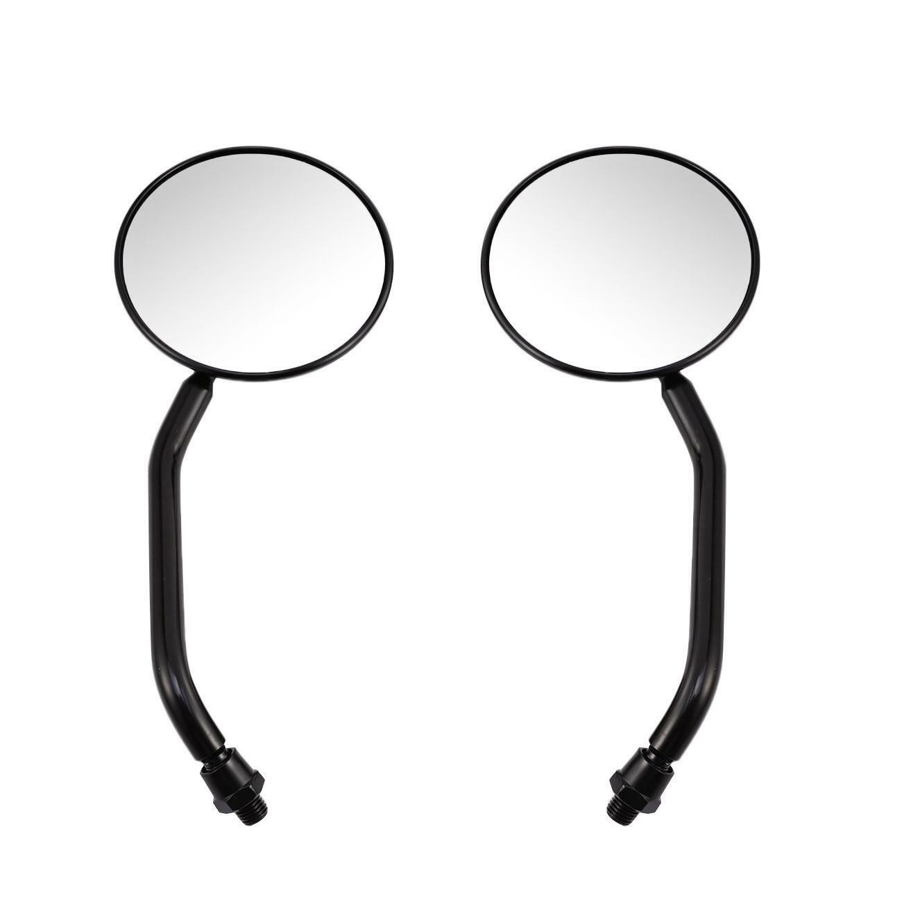 Motorcycle Rear View Rearview Side Round Blind Spot Mirrors Universal 8mm/10mm