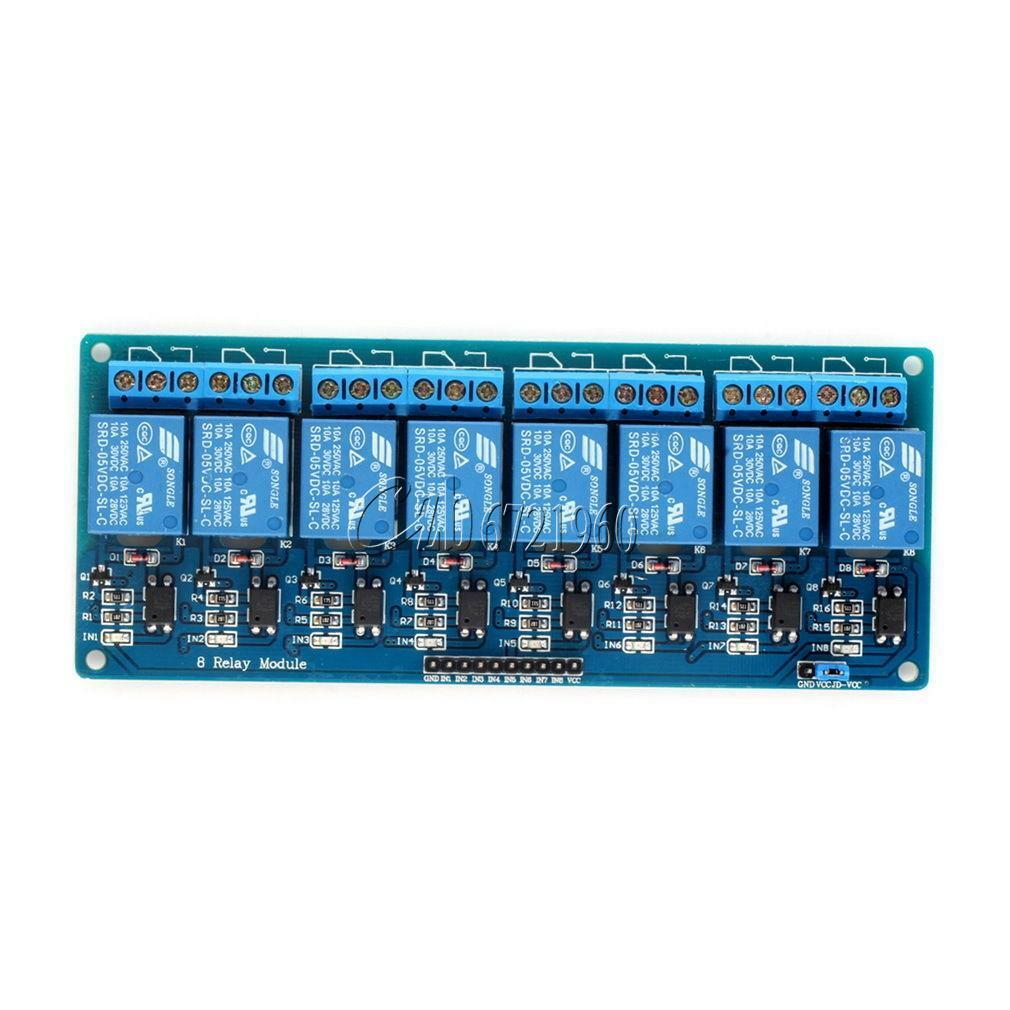 8-Channel 5V Relay Shield Module Board Optocoupler module Arduino ARM PIC AVR