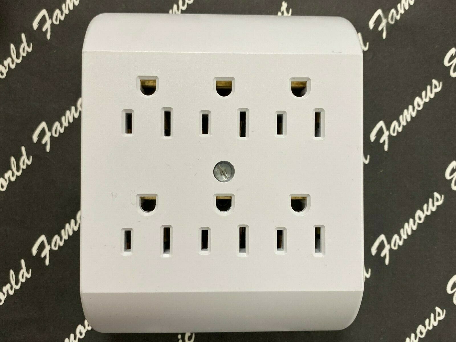 1pcs - COOPER 1146W 15A 125V Six Outlet Tap - Duplex Receptacle to 6 Outlets