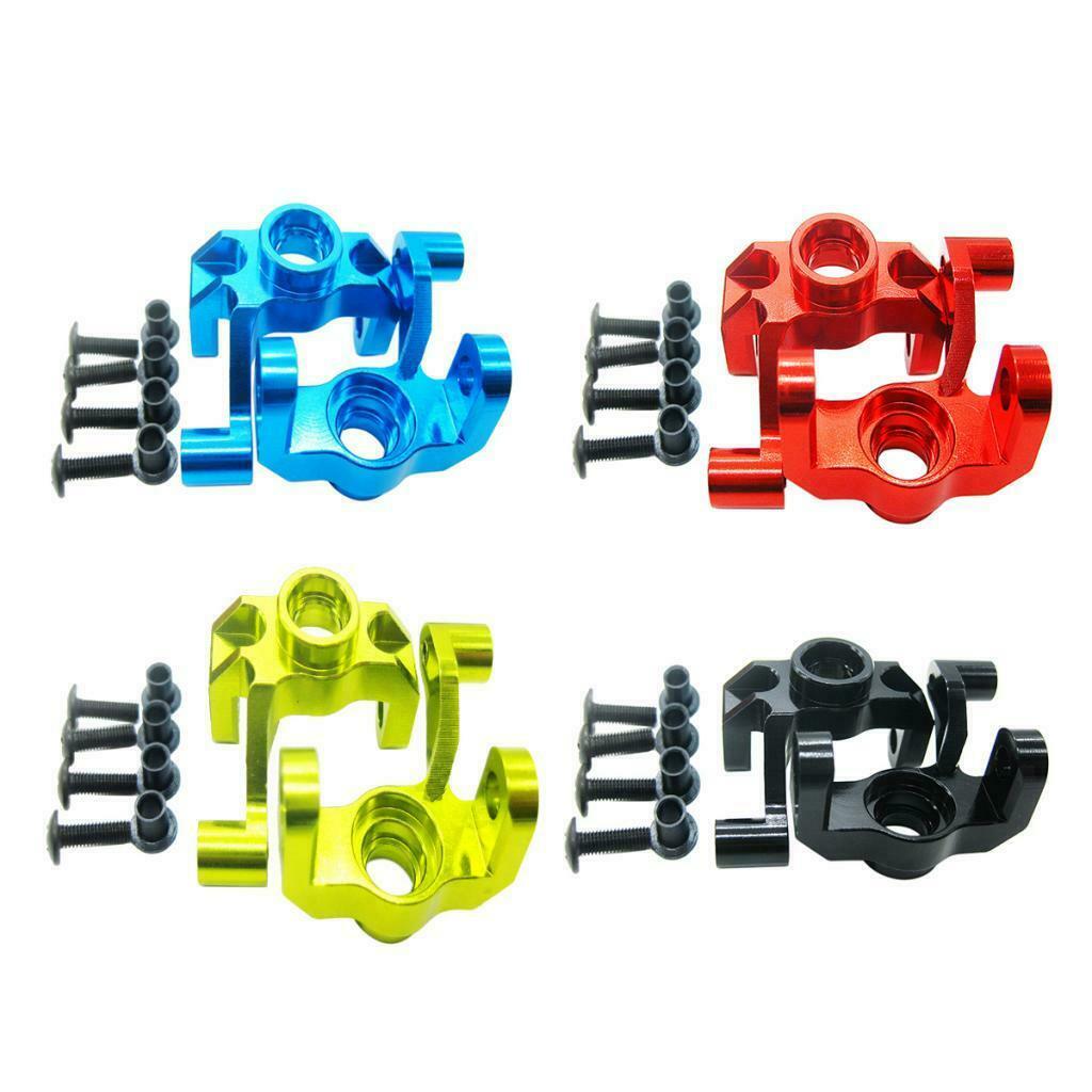 RC Steering Hub Carrier(L/R) Fit WLtoys 1/12 12428 12423  12429  FY03 Blue