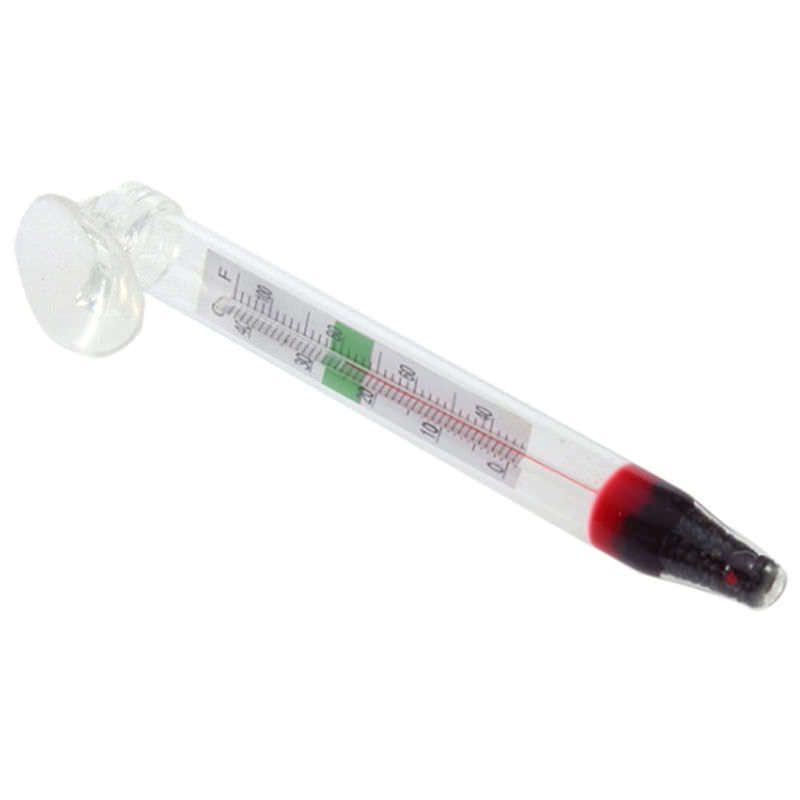Glass Meter Aquarium Fish Tank Water Temperature Thermometer Suction Cup