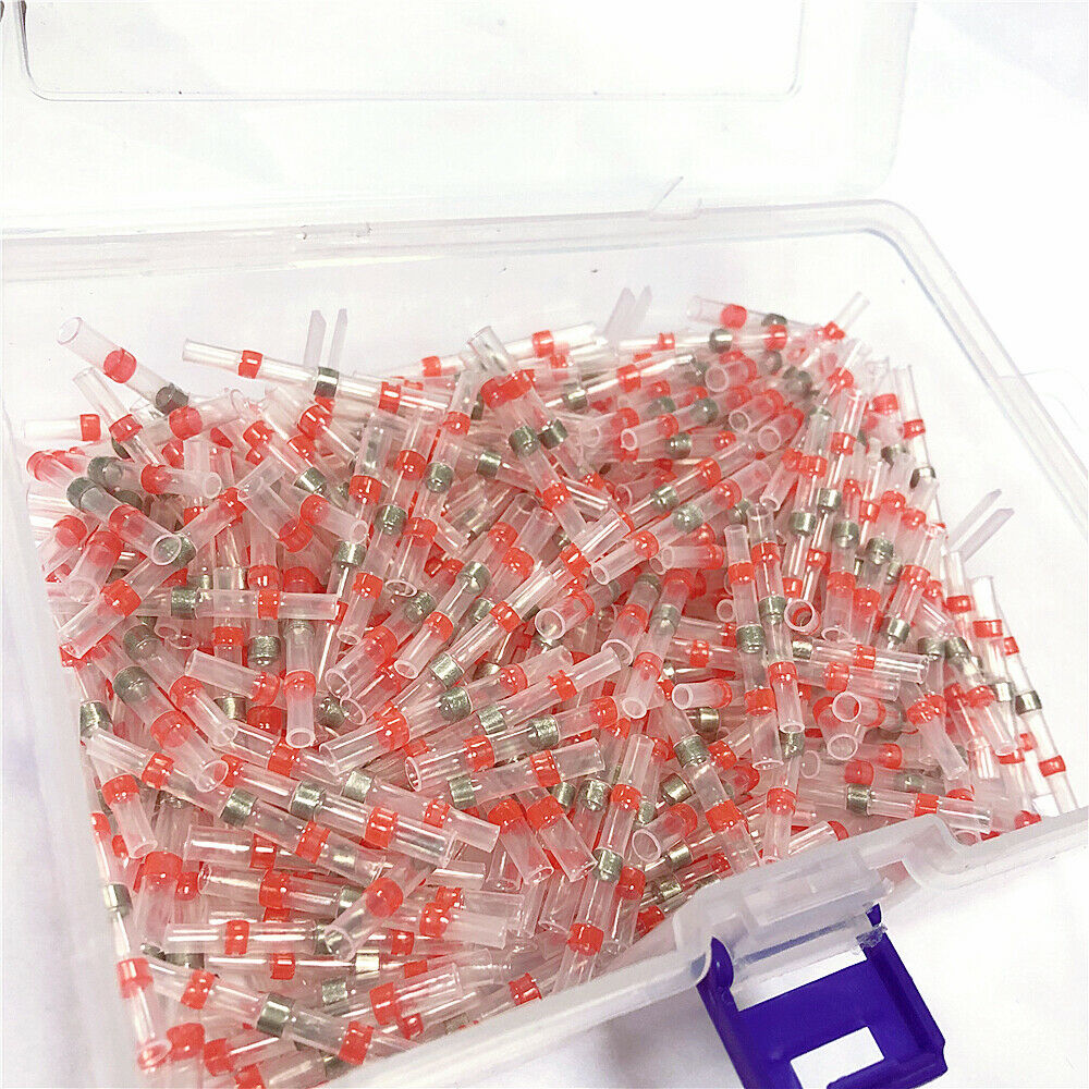 300Pcs red 22-18AWG Waterproof Solder Sleeve Heat Shrink Wire Splice Connectors