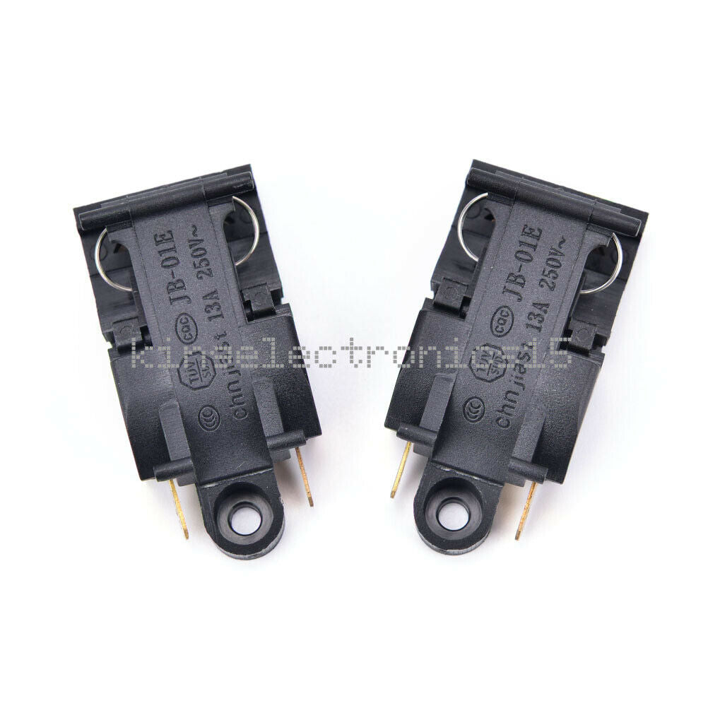 2X Electric Kettle Thermostat Switch 13A 2Pin Terminal Kitchen Appliance Parts