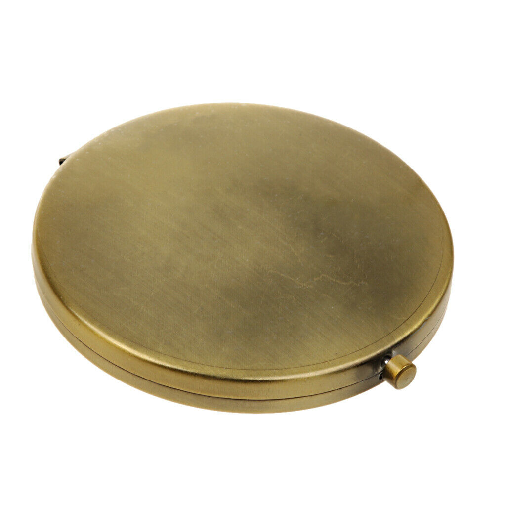 2 Pack 2-Sided Mini Collapsible Magnify Mirror Portable Compact Cosmetic Mirrors