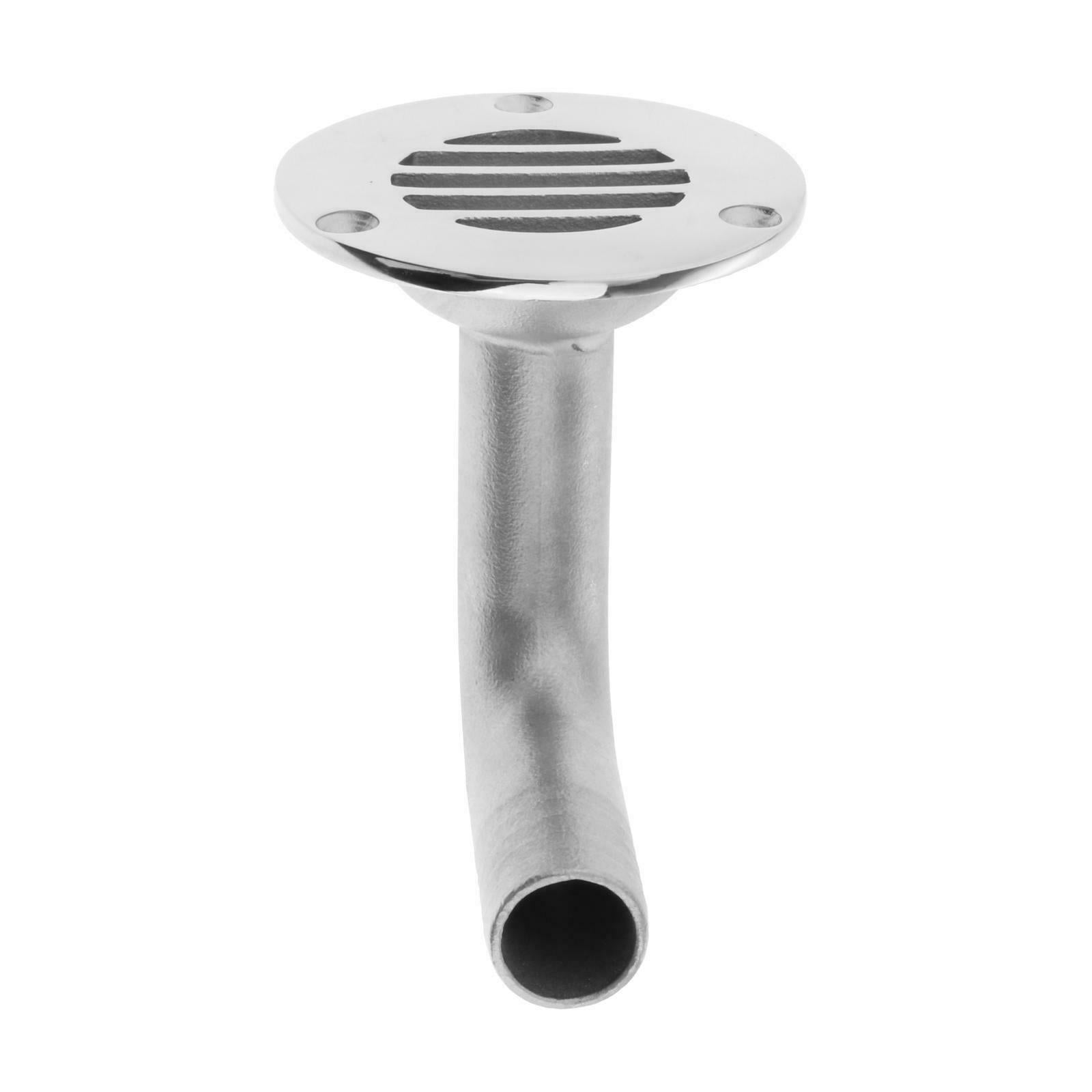 Stainless Steel Deck Floor Drain Scupper 90 Degree Boat Yacht Camper 3/4inch