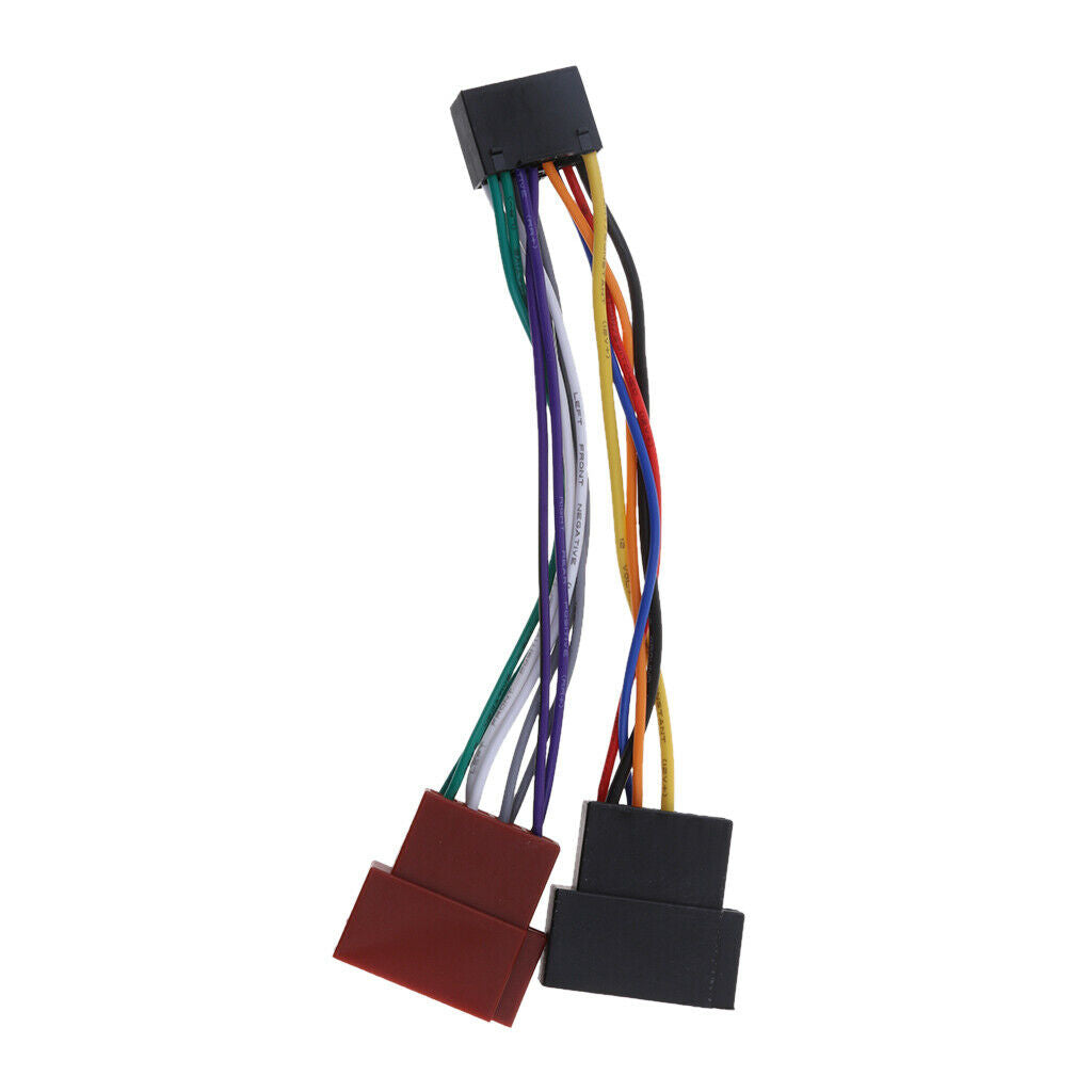 16 Pin ISO Wiring Harness Adaptor Car Radio Loom for Kenwood/JVC - EU Plug