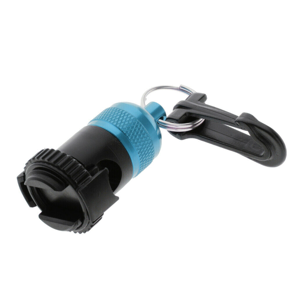 2 Pieces Scuba Diving Snorkeling Second Stage Regulator Hose Holder & Clip
