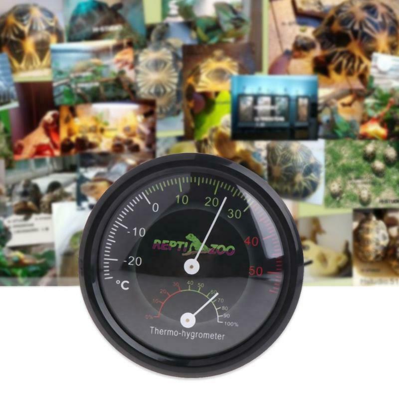 Reptile Tortoise Vivarium Terrarium Thermometer Thermo-hygrometer Humidity Gauge