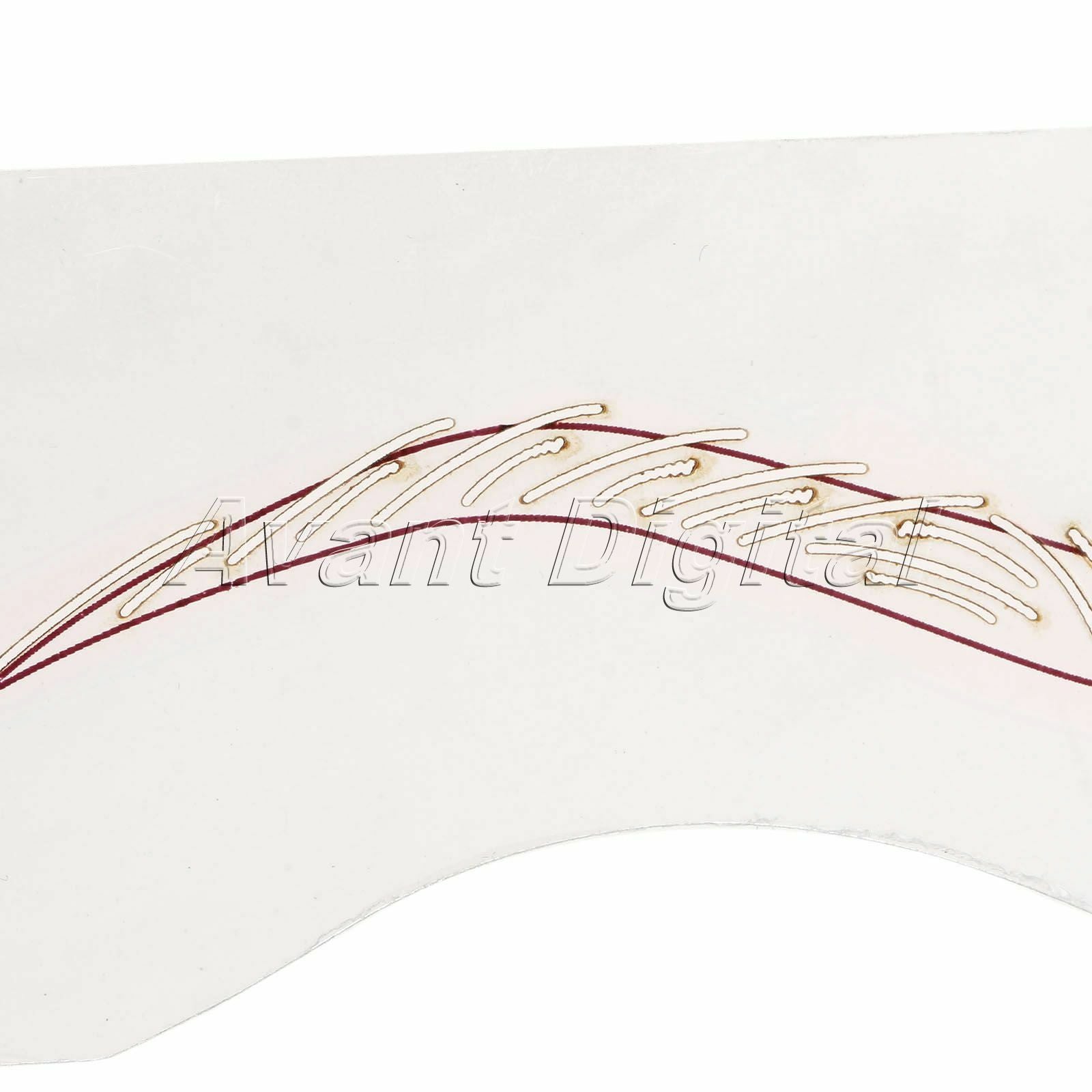 12pcs/Pack Eyebrow Stencil Permanent Makeup Plastic Template Women Beauty Supply