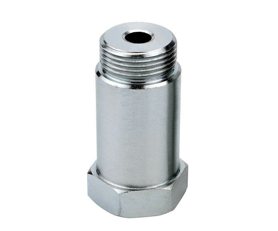 45mm Nickel Plated Straight O2 Oxygen Sensor Extension Spacer CEL Fix- M18x1.5