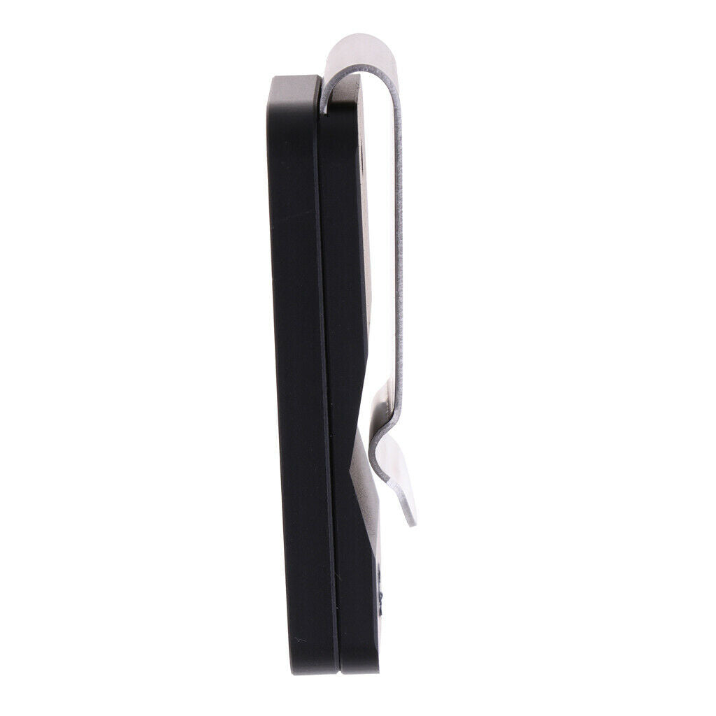 Portable Aluminum Chalk Case Belt Clip For Snooker Billiard Pool Cue Black