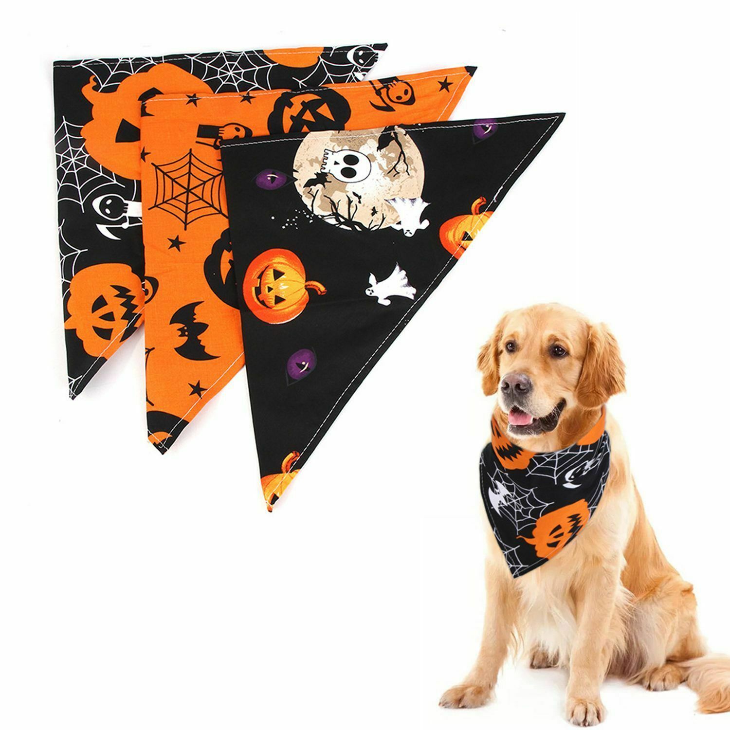 Decor Triangular Bandage Ties Cat Bibs Puppy Kerchief Pet Scarf Dog Bandanas