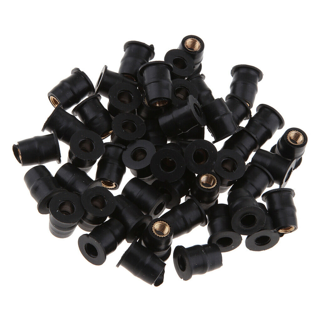 Plastic Motorbike ATV Windscreen Fairing Well Nuts Nut Fixing Assy Universal
