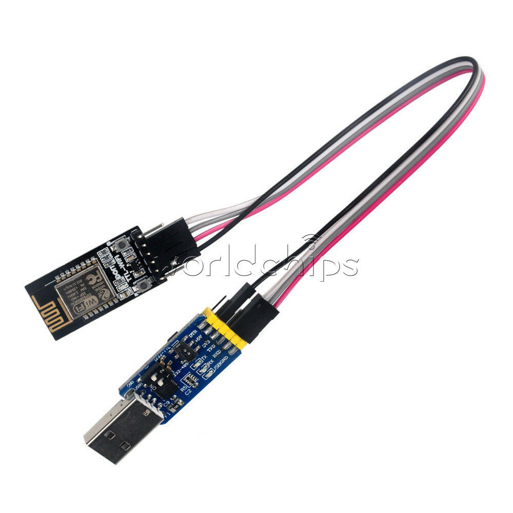Wifi Serial TTL to ESP-M2 ESP8285 Module + 6 in 1 CP2102 Serial Module Cable
