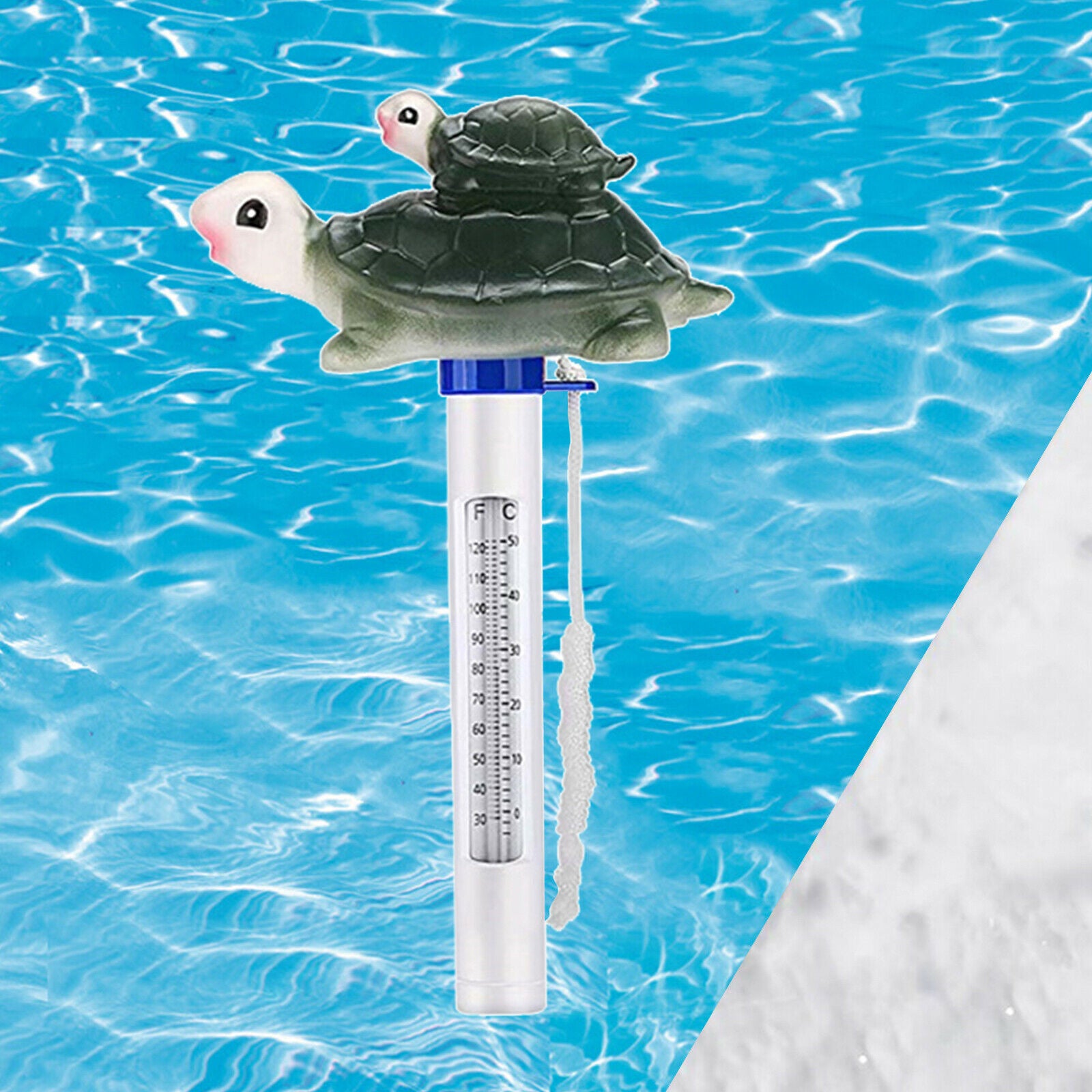 Cute Floating Swimming Pool Thermometer Household Water Temperature Gauge