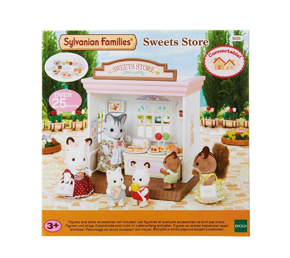 Sylvanian Families Food & Shop Theme 5051 Sweets Store /3+ Brand New In Box