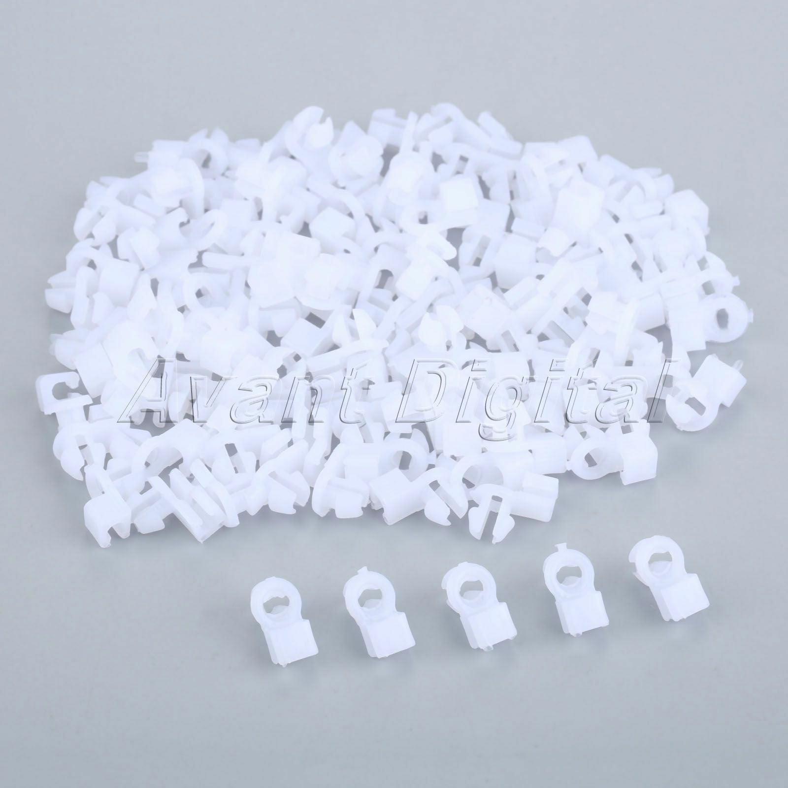 100PC Car Door Lock Rod Clips M03 Push-Type Bumper Retainer Clip Moulding