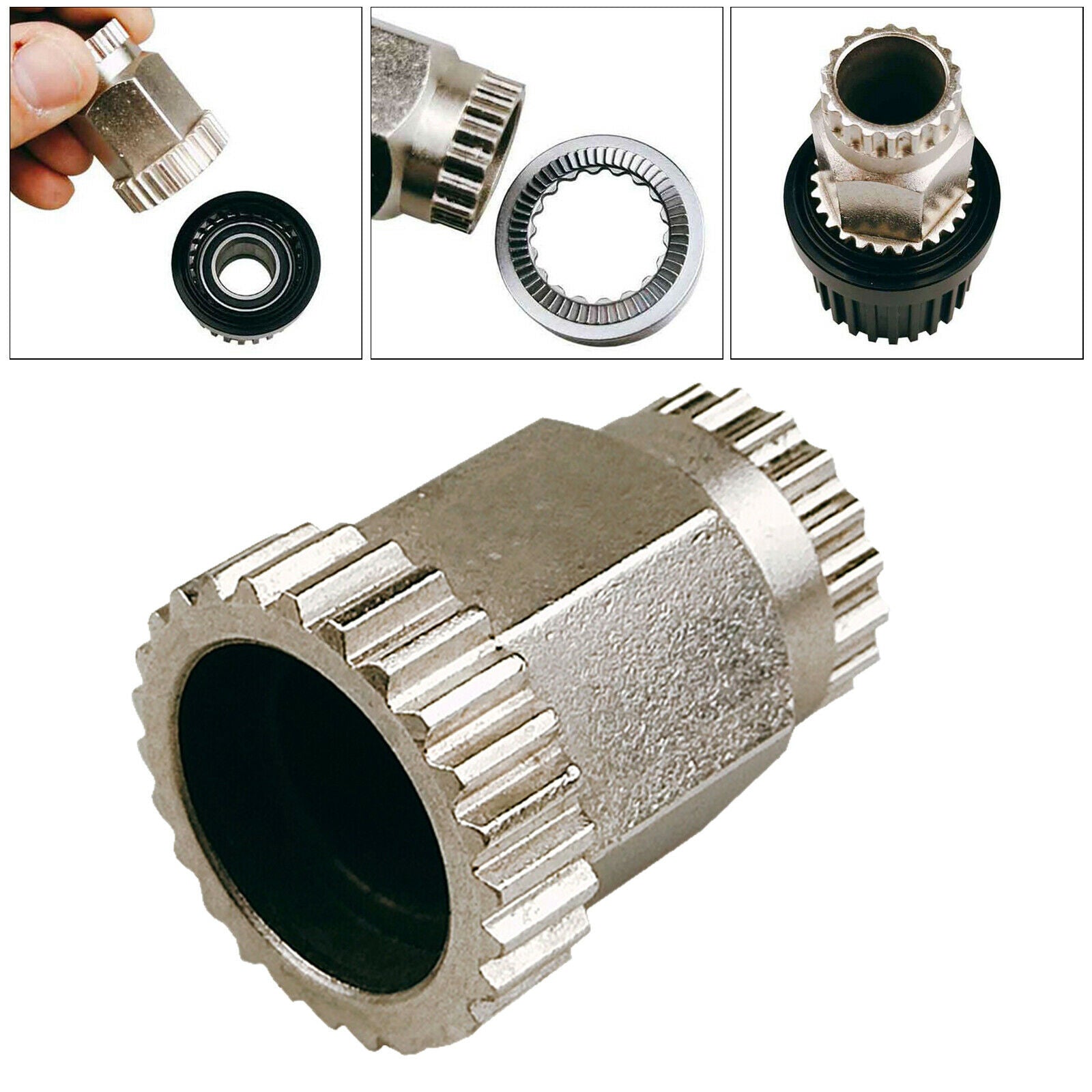 Steel Bike Freehub Tool Precise Lock Ring Nut Hub Remover Hubs Extractor