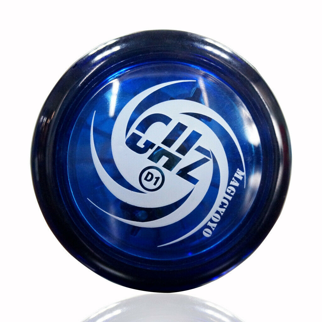 D1 Spin Ball Professional YoYo Size E Bearing with String Blue