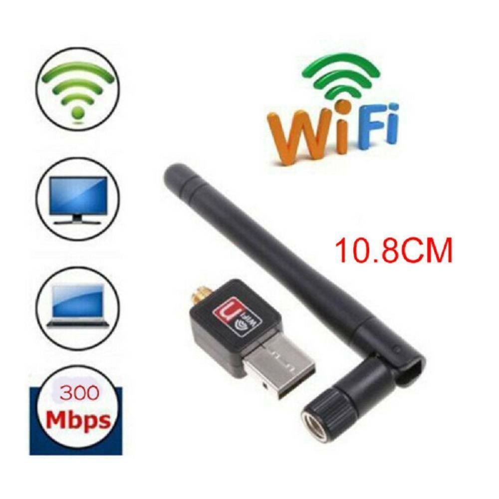 600Mbps Wireless USB Wifi Adapter Dongle Dual Band 2.4G/5GHz with Call Antenna_