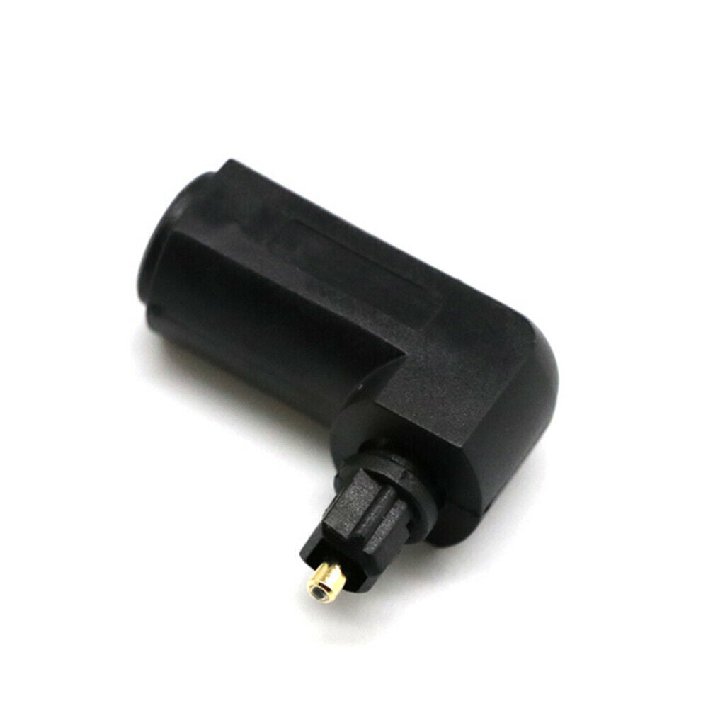 Tos Digital Optical   To 3.5mm Mini Plug 90 Degree Audio Adapter
