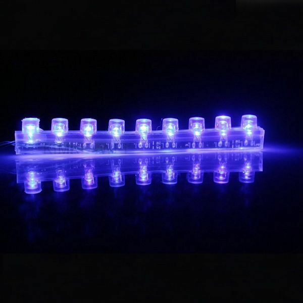 9cm Blue Car Flexible Waterproof LED Strip Light 12V