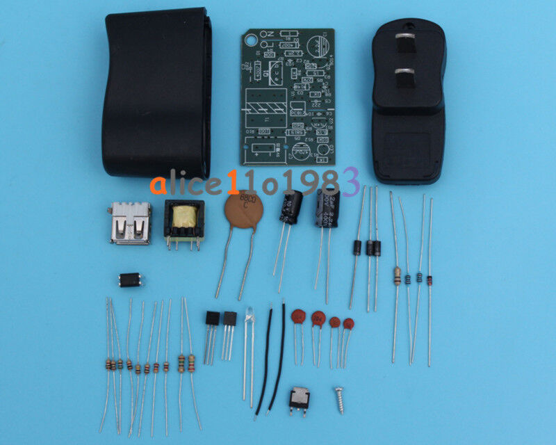 DIY Kit 5V 800mA Regulated Power Supply Units Precise AC-DC 220V to 5V