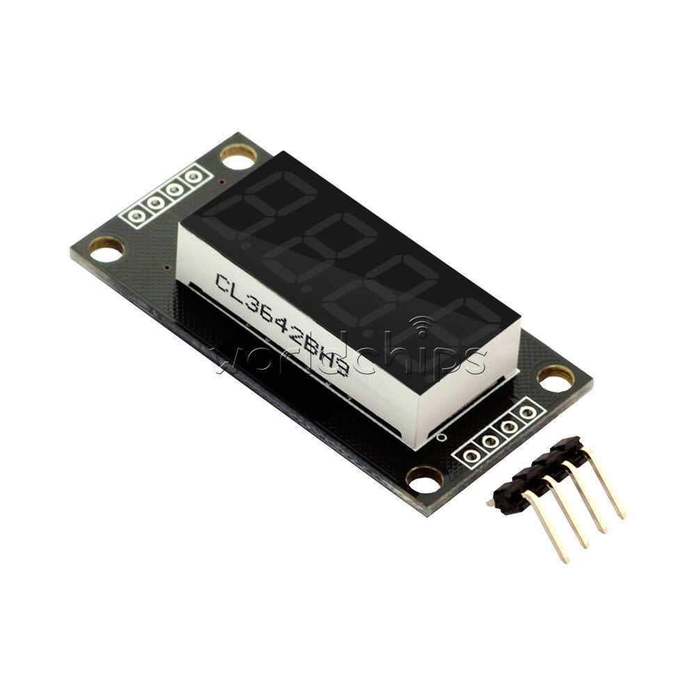 White 0.36" TM1637 7-Segment 4-digit Digital Tube LED Display Module For Arduino