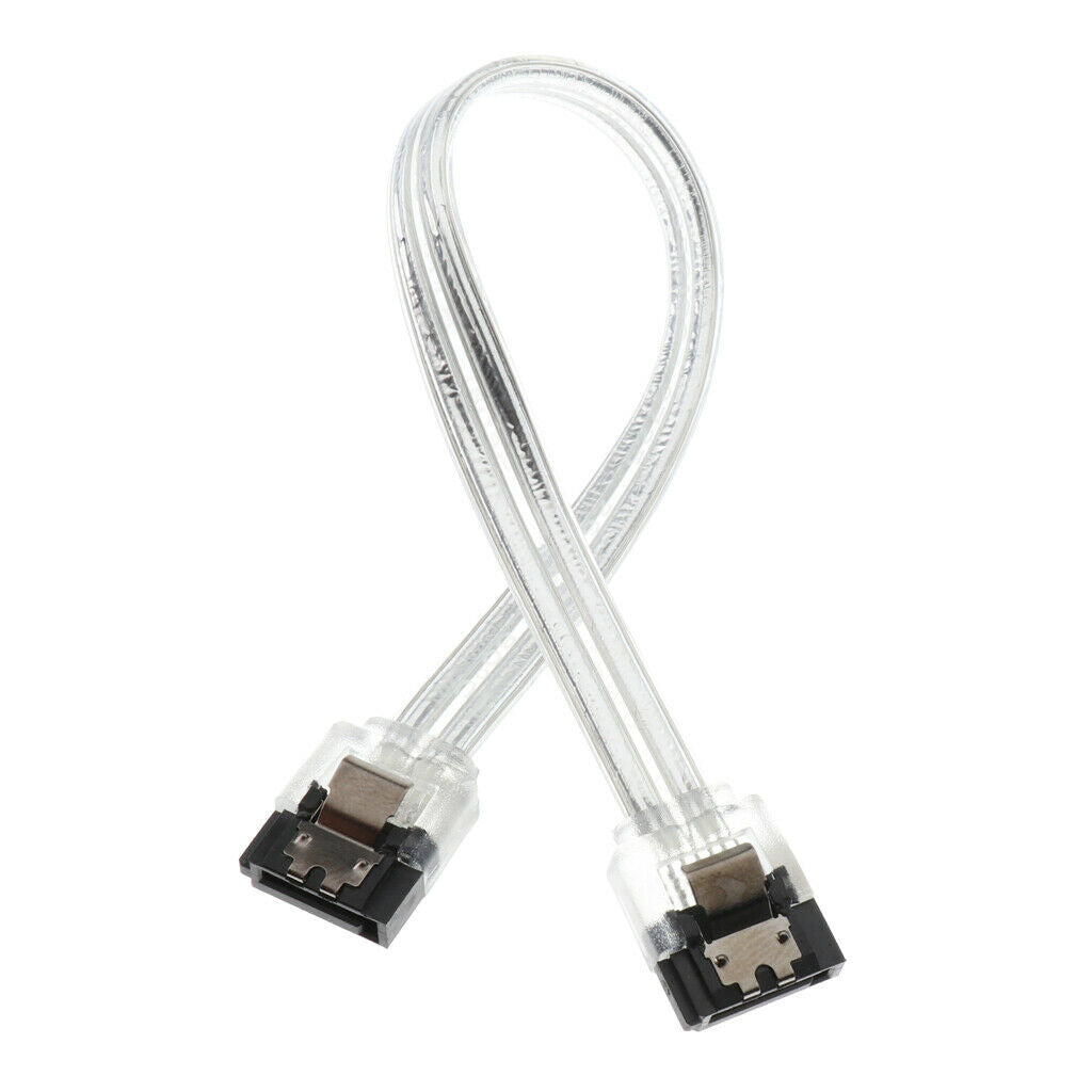 SATA3.0 Data Power Hard Dirve Cable 6.0Gbps 180 Degree With Locking Latches