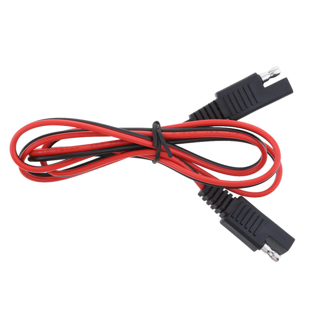 18AWG SAE Male to Male Quick Connect DC Power DIY Extension Cable Harness