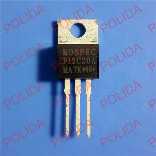 1PCS Transistor  POWER RECTIFIERS MOSPEC TO-220 F12C20A