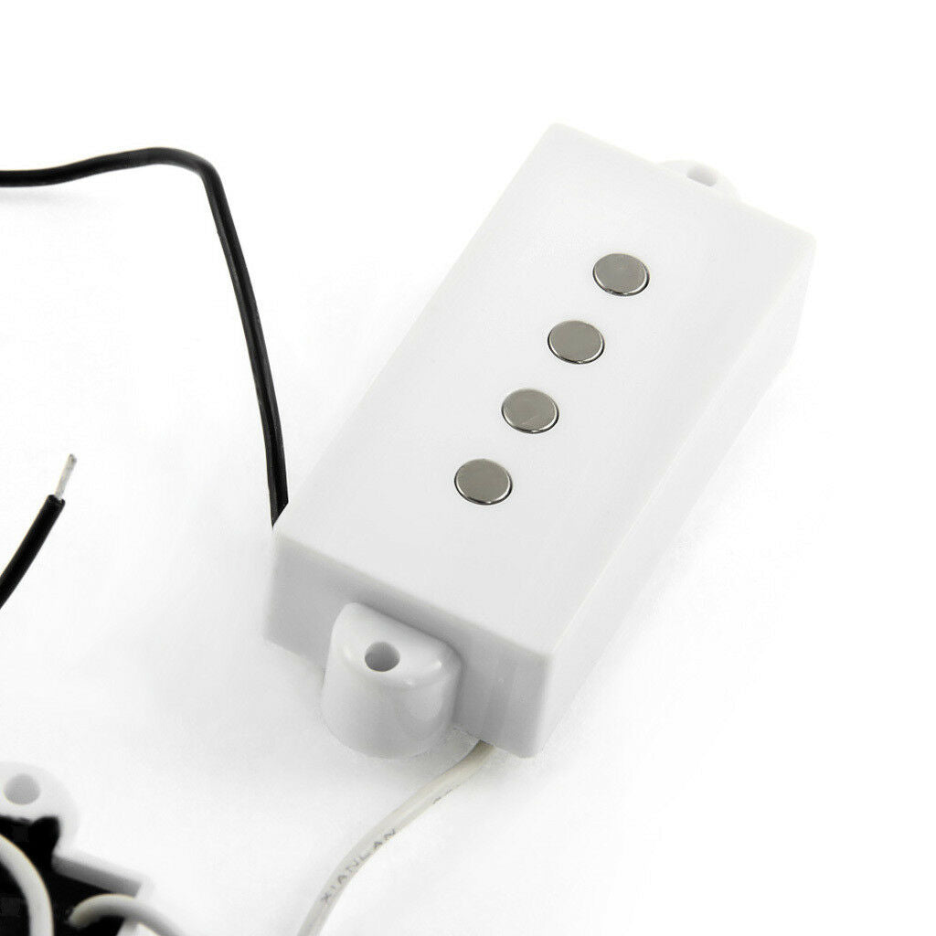 2PCS 4 String Noiseless Pickup Set For Precision P Bass Bridge Pickup Set