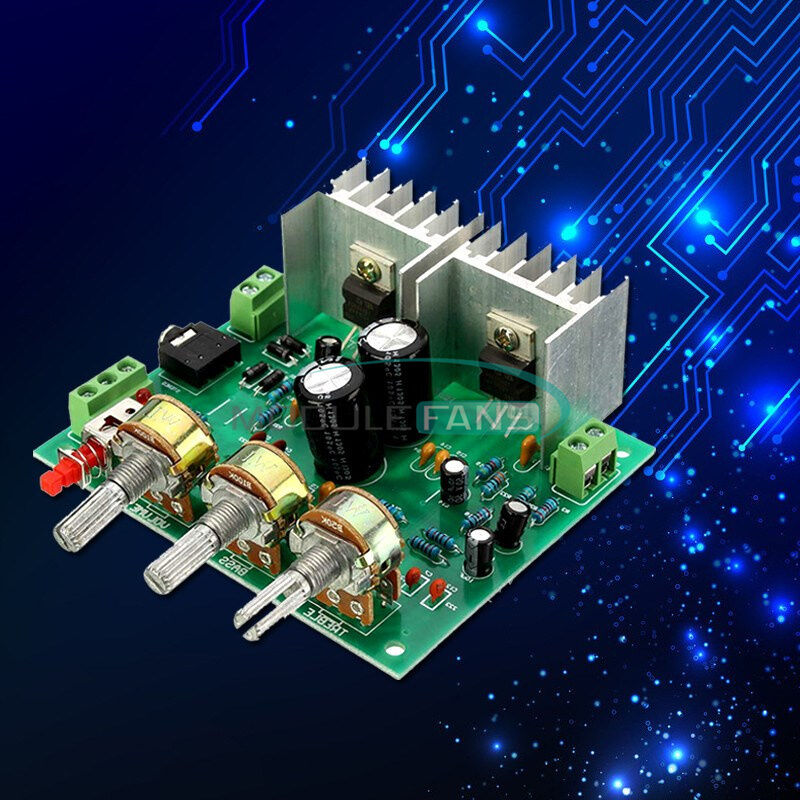 2 Channel 2.0 15W Audio TDA2030A Hifi Module Stereo Amplifier AMP Board DIY Kit