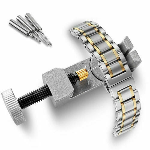 New Metal Adjustable Watch Band Strap Bracelet Link Pin Remover Repair Tool Set