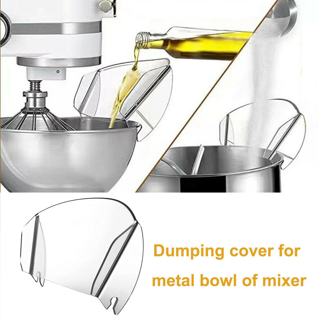Pouring Shield Compatible with  - 4.5, 5, 6 Quart Stand Mixer Parts &
