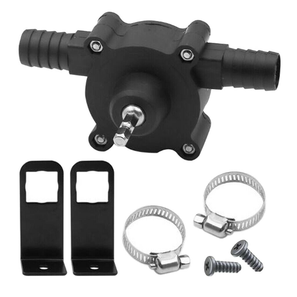 Hand Electric Drill Self Priming Pump Set W/ Brackets For Aquariums Pool