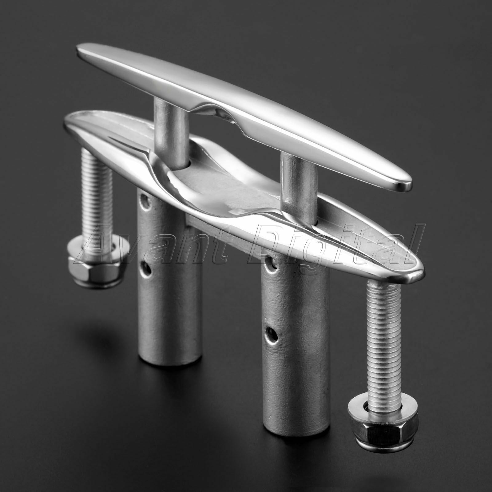 1 Pc Length 150mm 6" Boat Pull Up Cleat Stainless Steel For Marine Boat Yachts